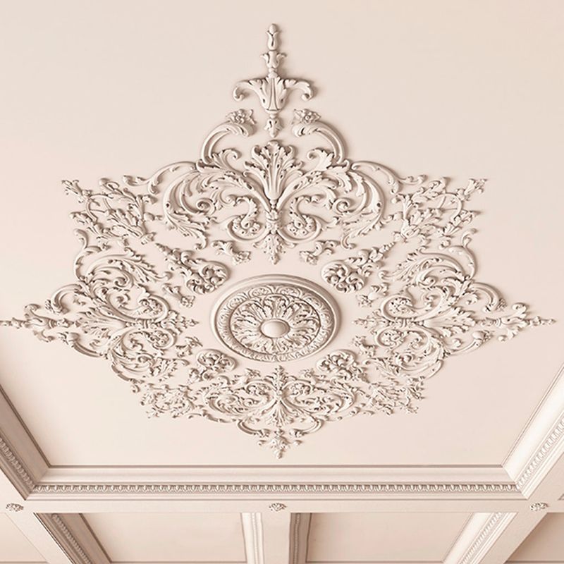 Install A Medallion Or Ceiling Rose