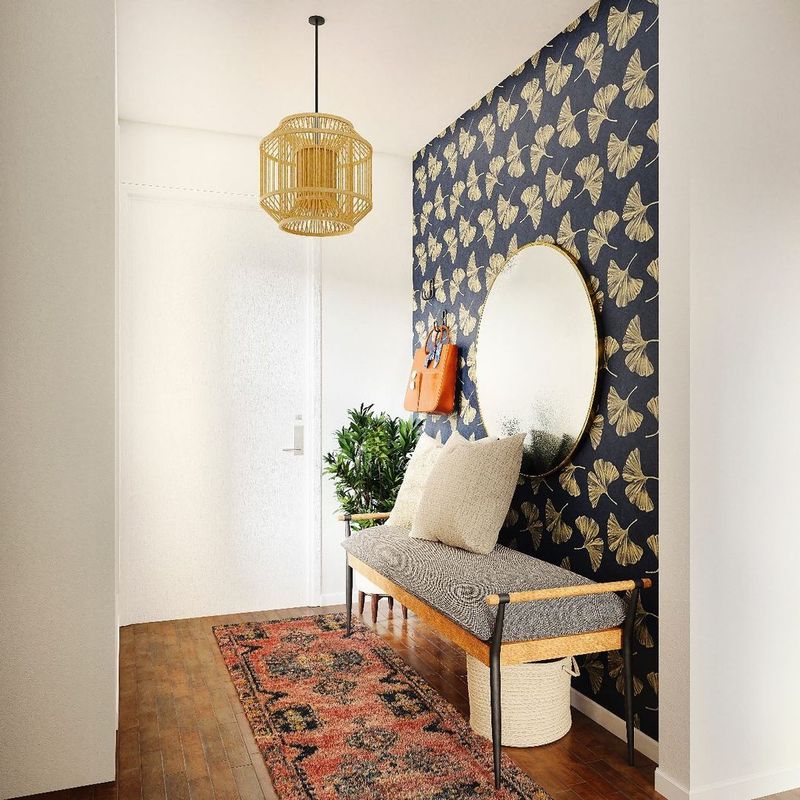 Use Removable Wallpaper As An Accent Wall