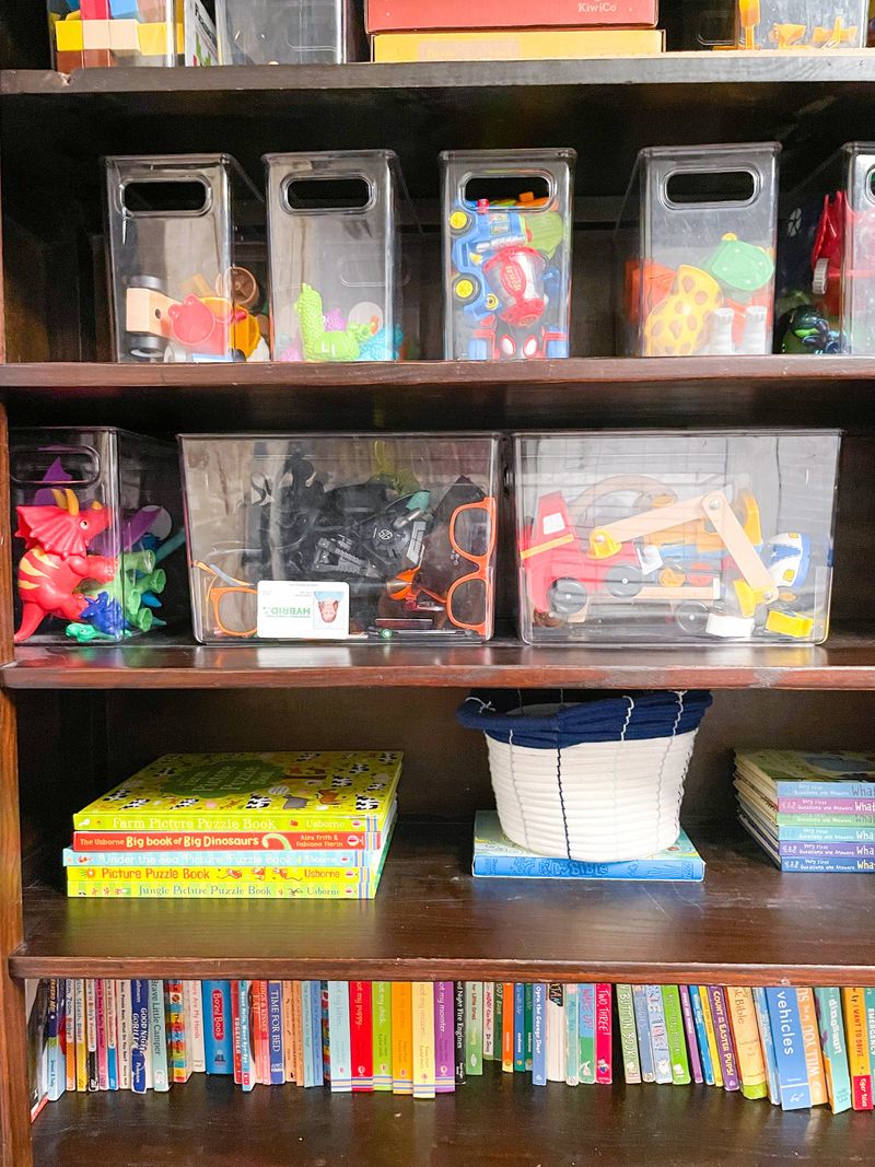 Use Clear Storage Containers