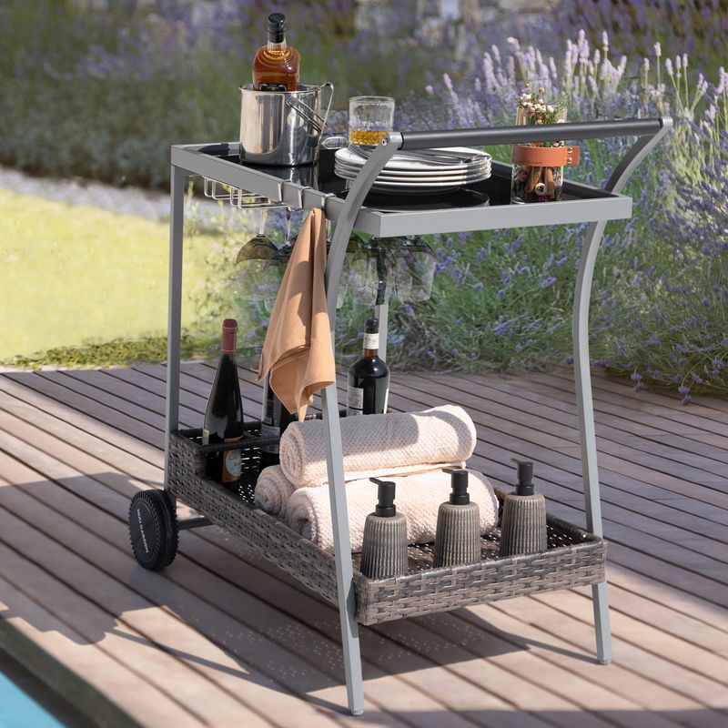 Set Up a Mini Bar Cart