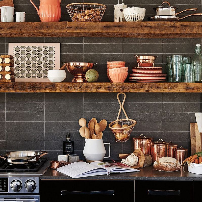 Use Open Shelving