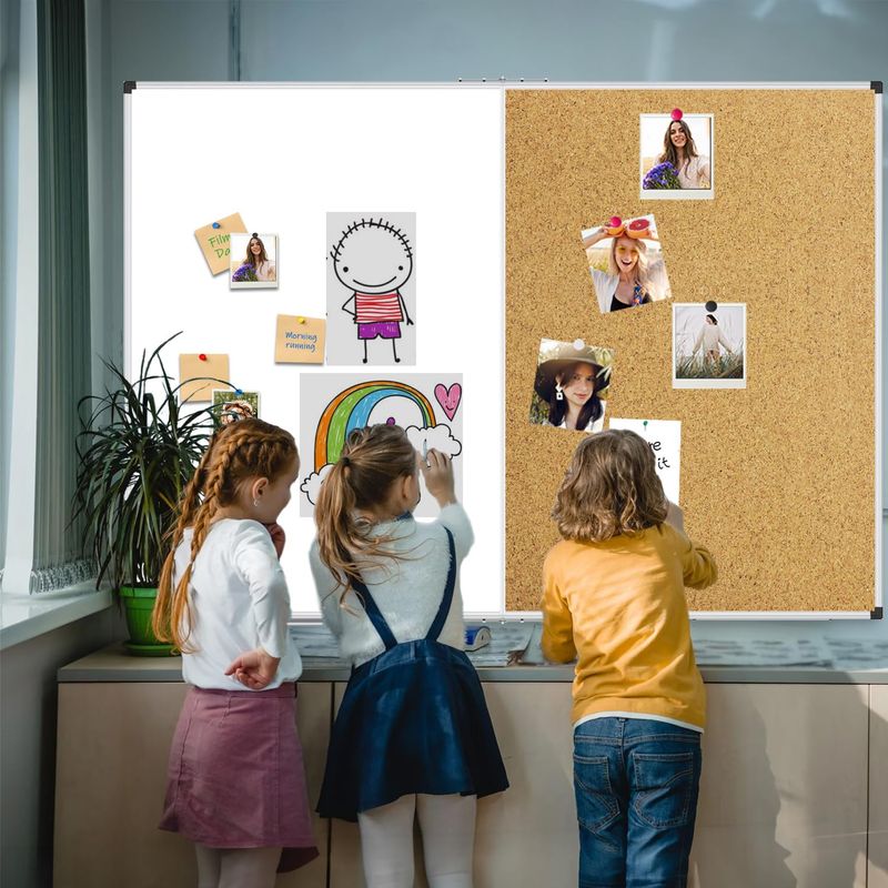 Incorporate a whiteboard or corkboard