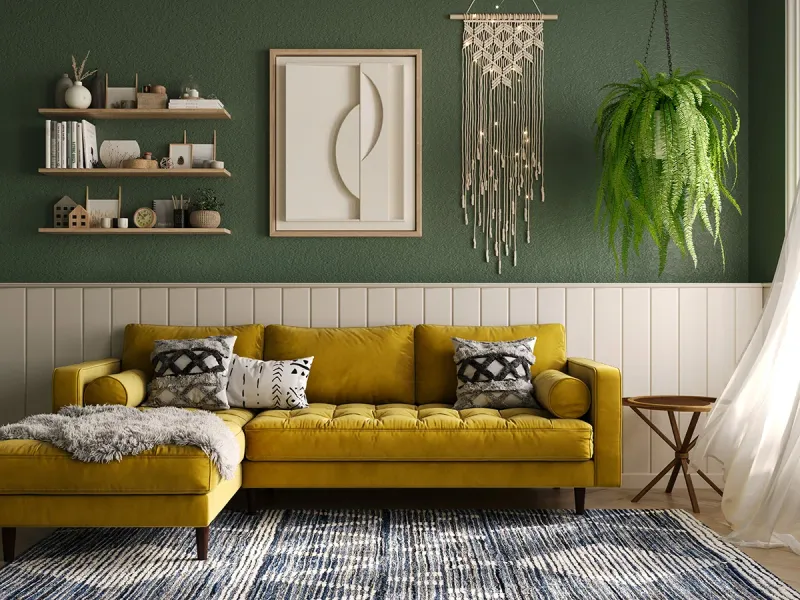 Fern And Marigold Living Room