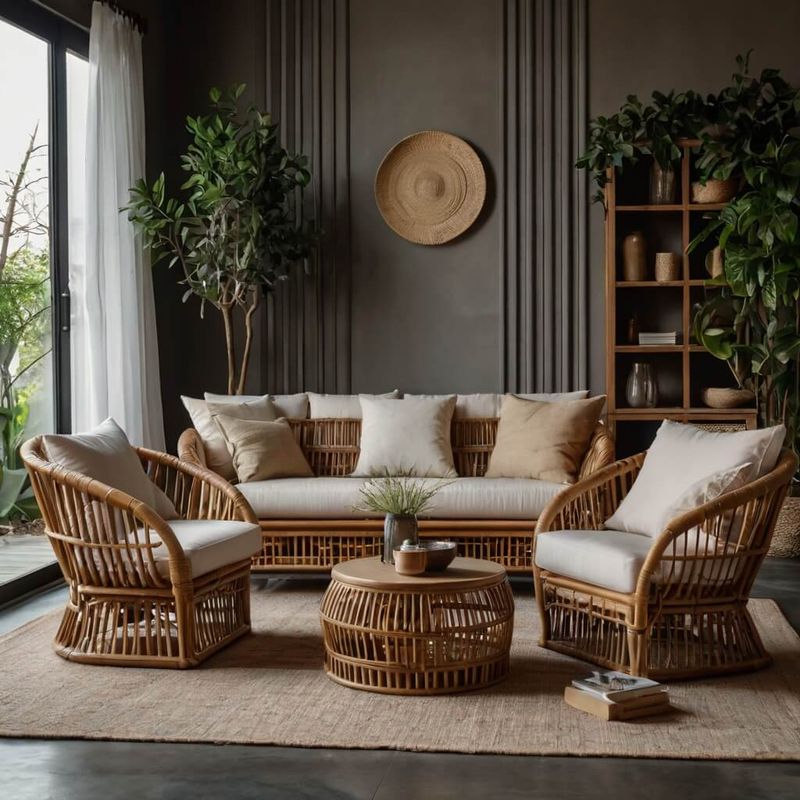Wicker And Rattan Indoors