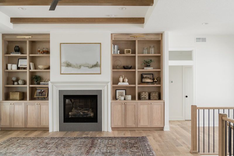 Built-In Bookshelves