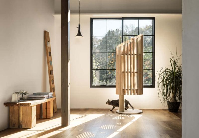 Minimalist scratching posts