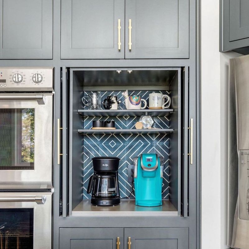 Hidden Appliance Cabinets