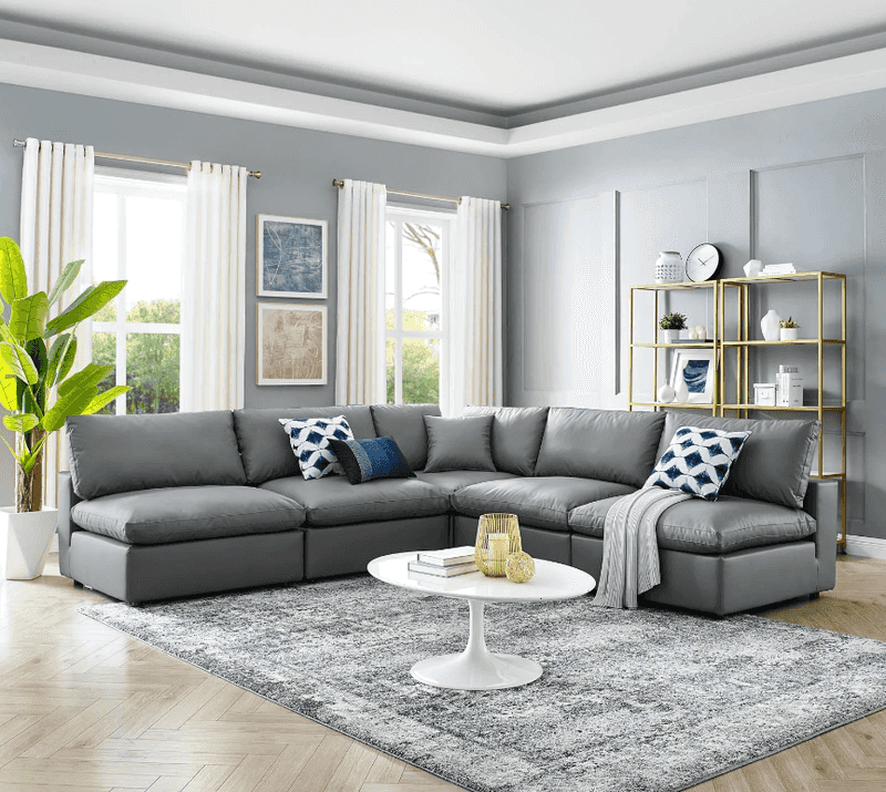 Gray-on-Gray Interiors