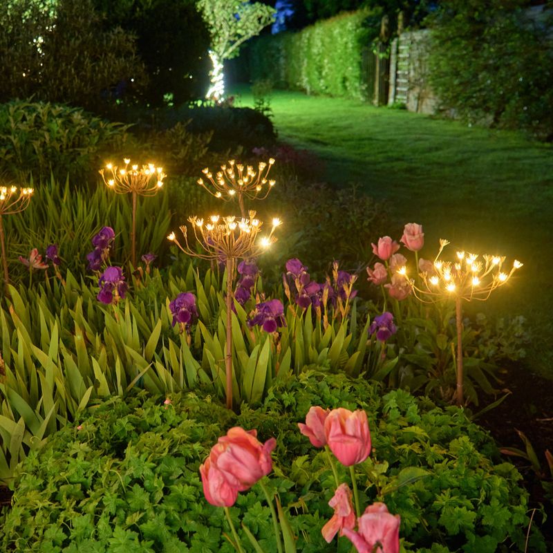 Solar Lights with Garish Color Changes