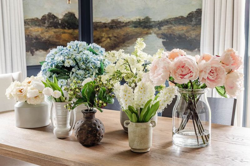 Faux Plant Arrangements