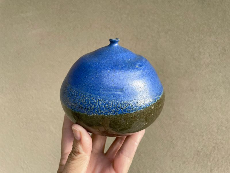 Studio pottery with artist signatures