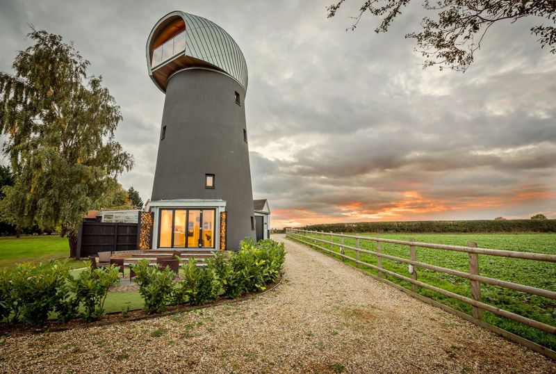 Converted Modern Windmill, Suffolk, UK