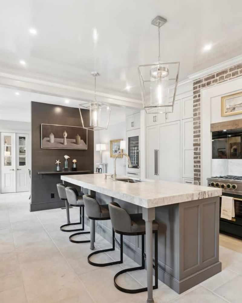 Kitchen Island And Stove