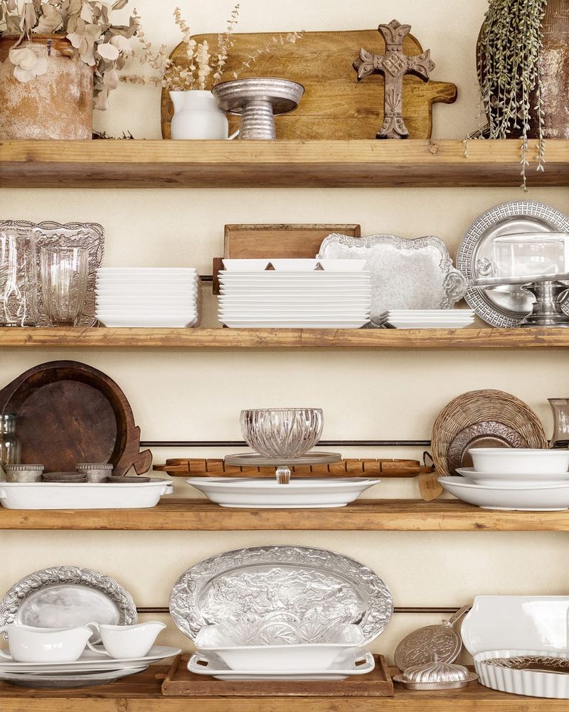 Vintage Open Shelving