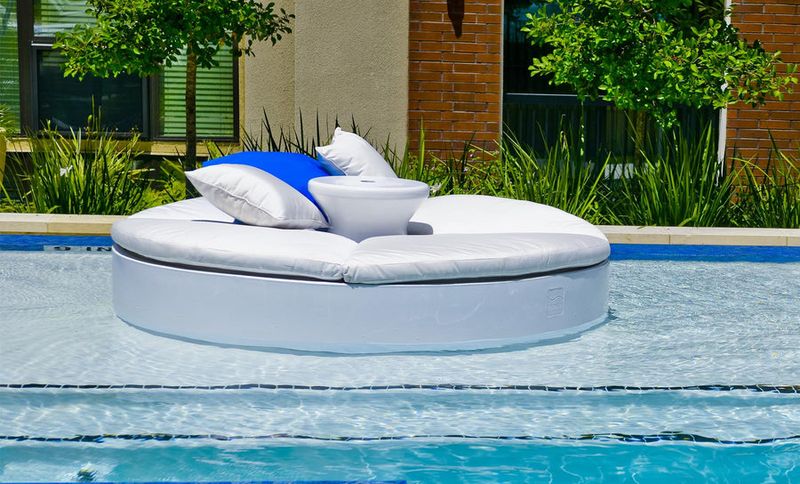 Poolside Paradise Floating Bed