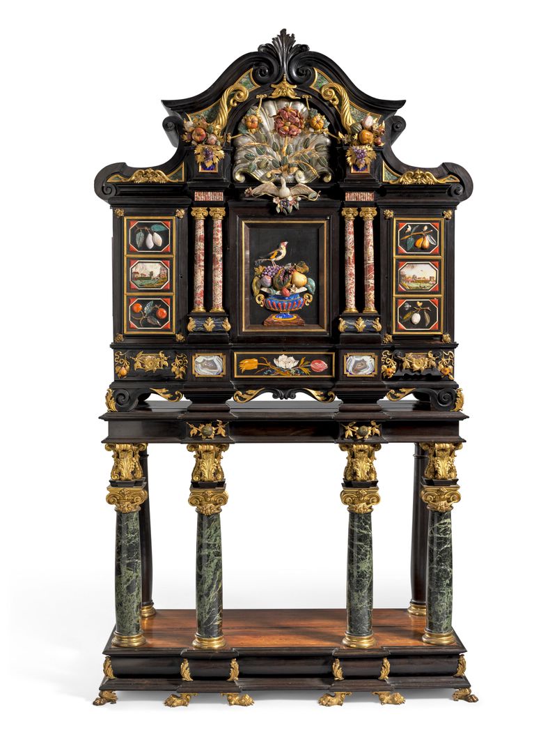 Florentine Pietra Dura Cabinet