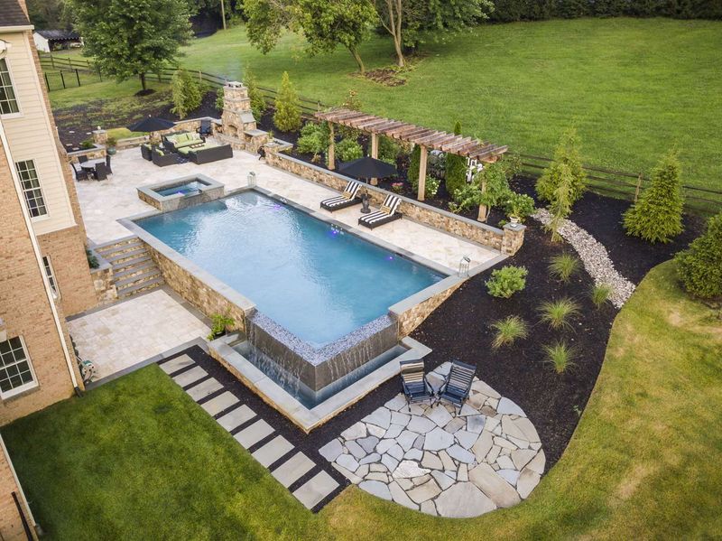 Tiered Infinity Pool Design