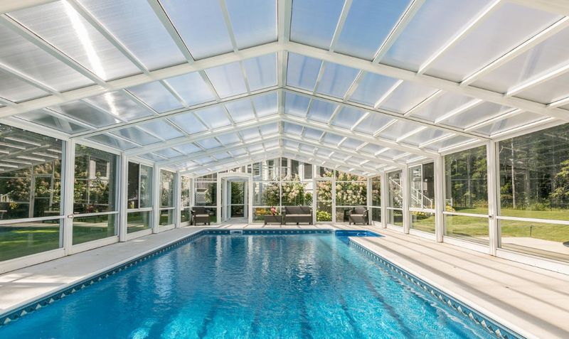 Indoor Pool with Retractable Roof