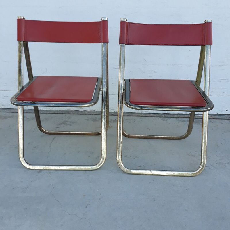 Mid Century Folding Chairs