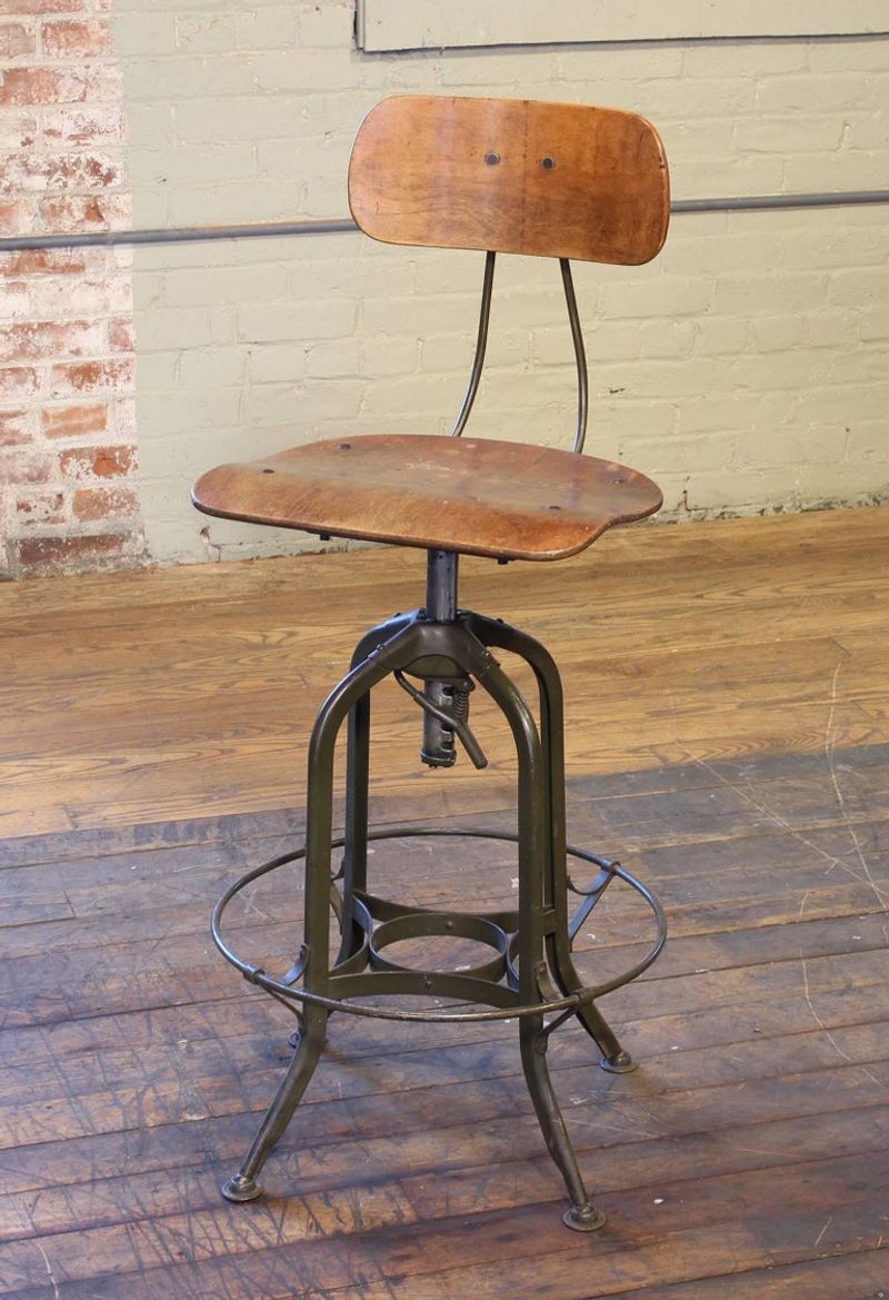 Industrial factory stools and carts