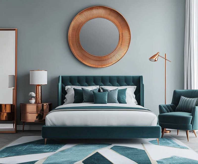 Contemporary Aqua Simplicity
