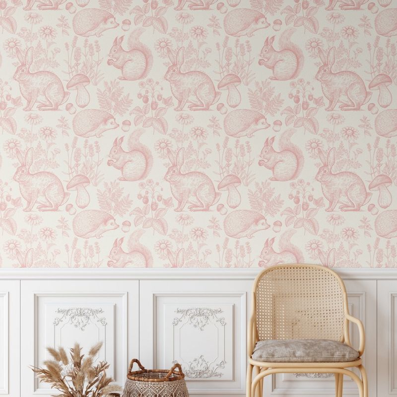 Designer pet wallpaper accents
