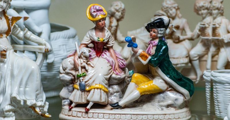 Chipped Porcelain Figurines