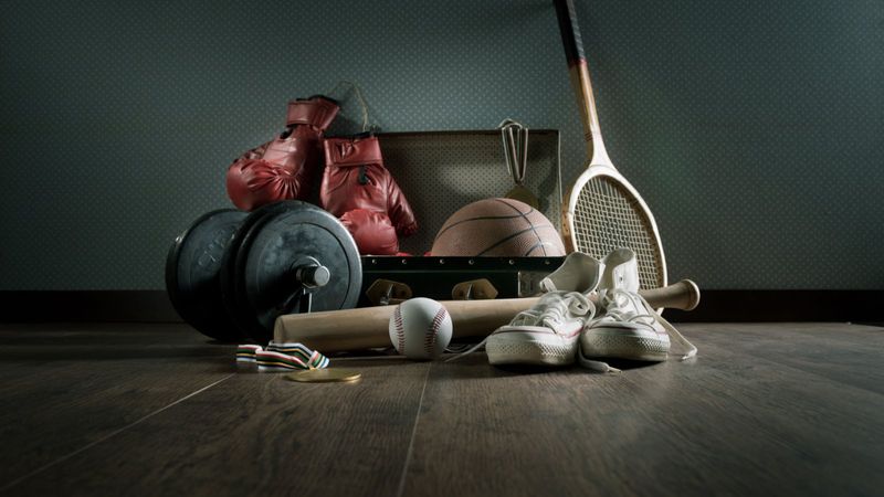 Abandoned Sports Equipment