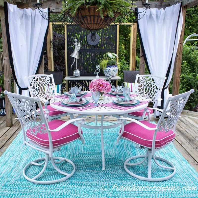 Outdoor Patio Magenta Furniture Fun