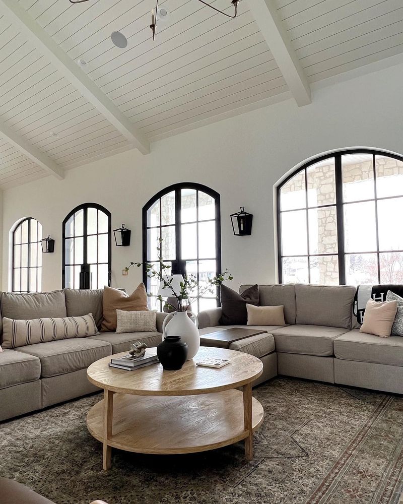 Round Coffee Tables With Soft Edges