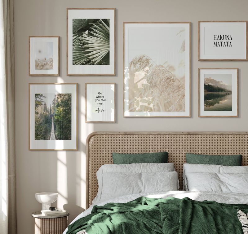 Green Gallery Wall Masterpiece