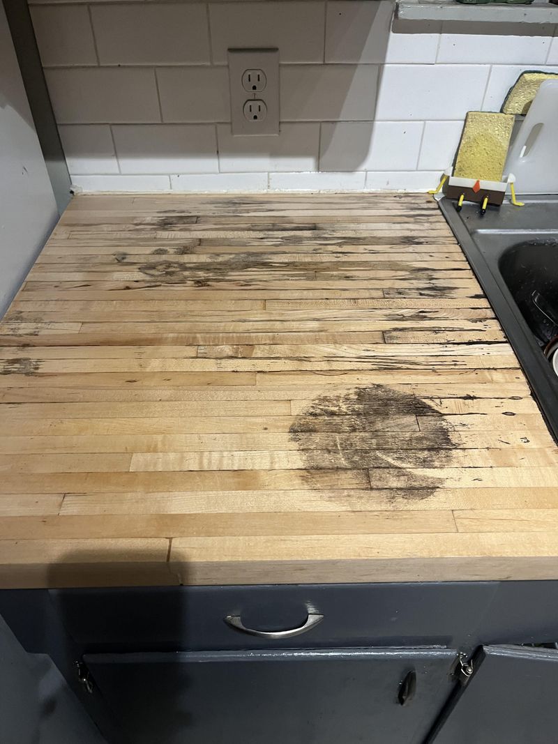 Using harsh chemical cleaners