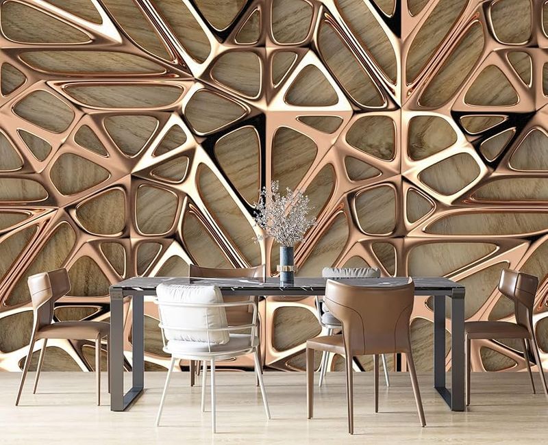 Metallic Wall Finish