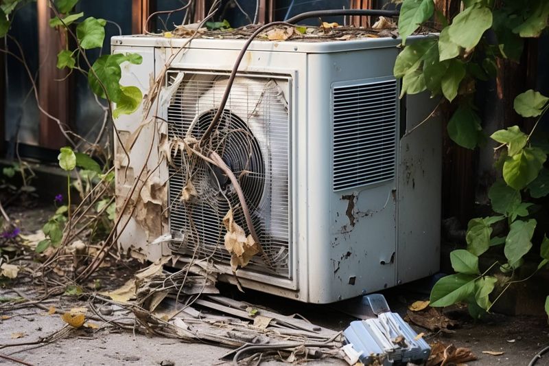 Furnace Or HVAC With Ancient Components