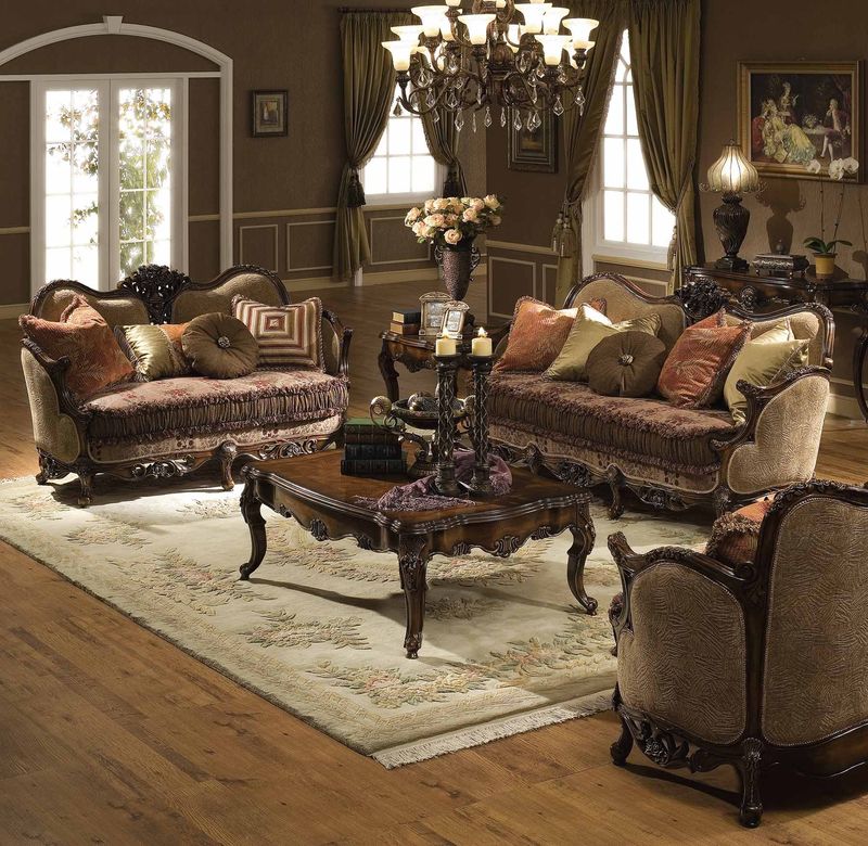 Ornate Wooden Coffee Table