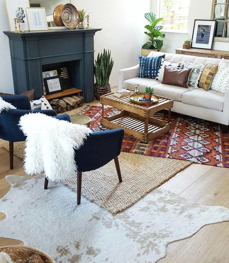 Vintage Rug Layering