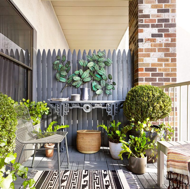 Compact Urban Balcony Kitchen