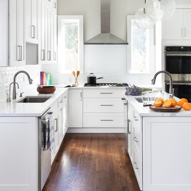 All-White Kitchens