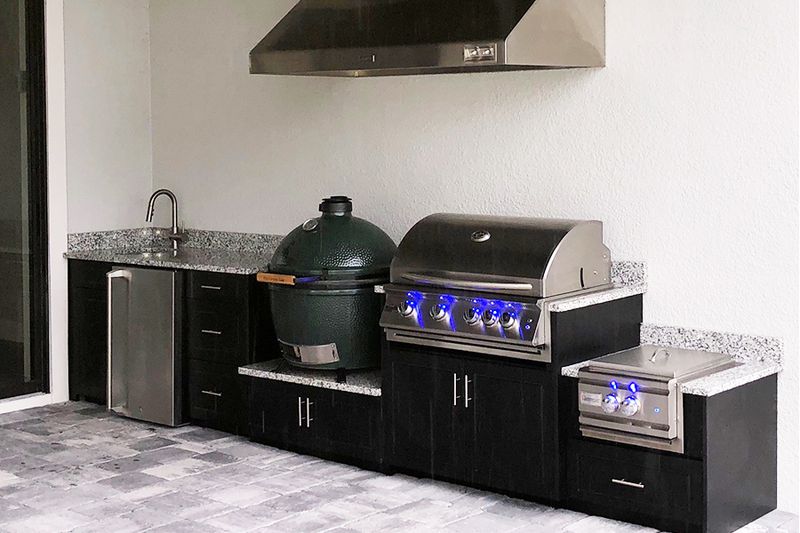 Modern Black-and-Steel Finishes