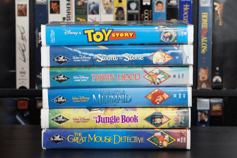VHS Tapes Of Rare Movies