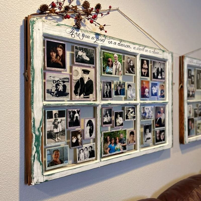 Repurposed Window Frames