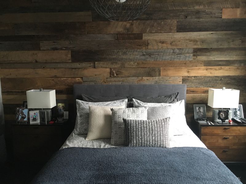 Reclaimed Barn Wood Wall