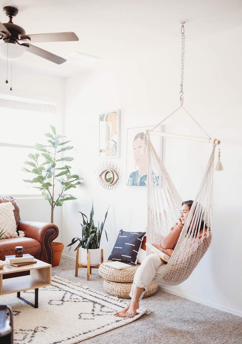 Ceiling-Mounted Swing Chair
