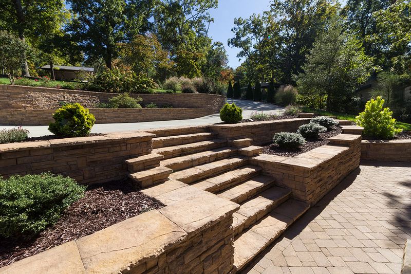 Retaining Wall Block Steps