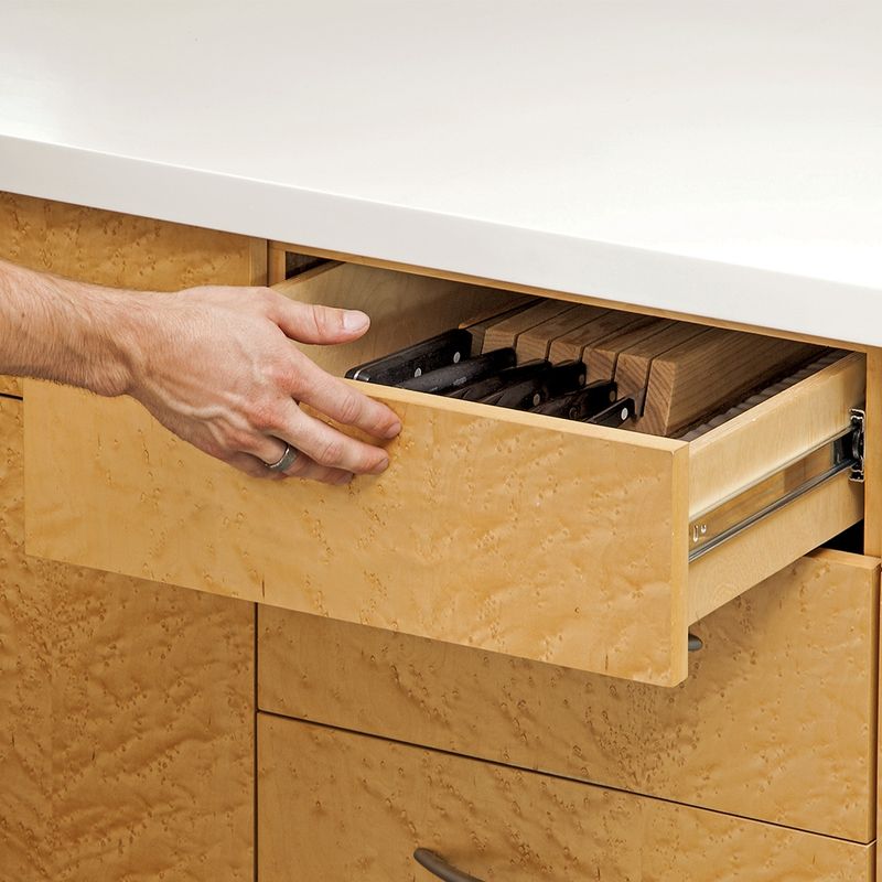 Easy-Slide Drawers With Full Extension