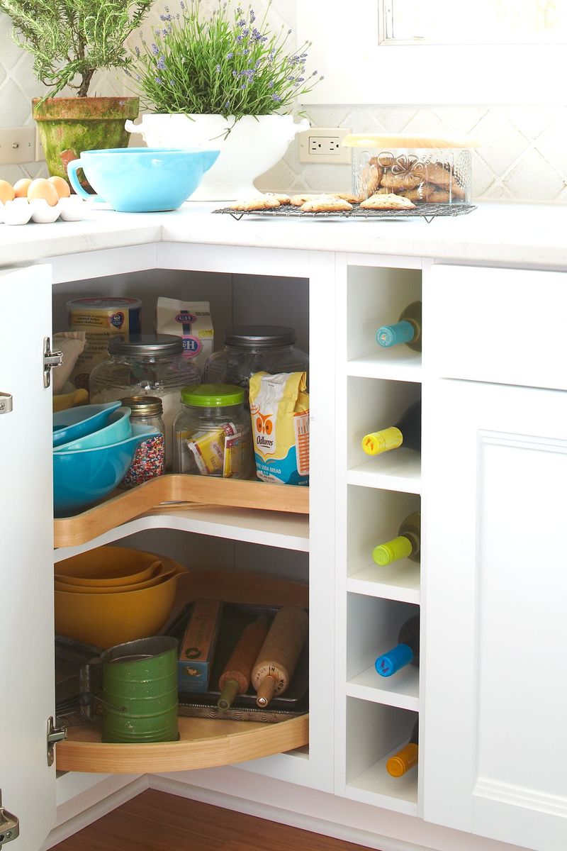 Lazy Susan For Hard-To-Reach Cabinets