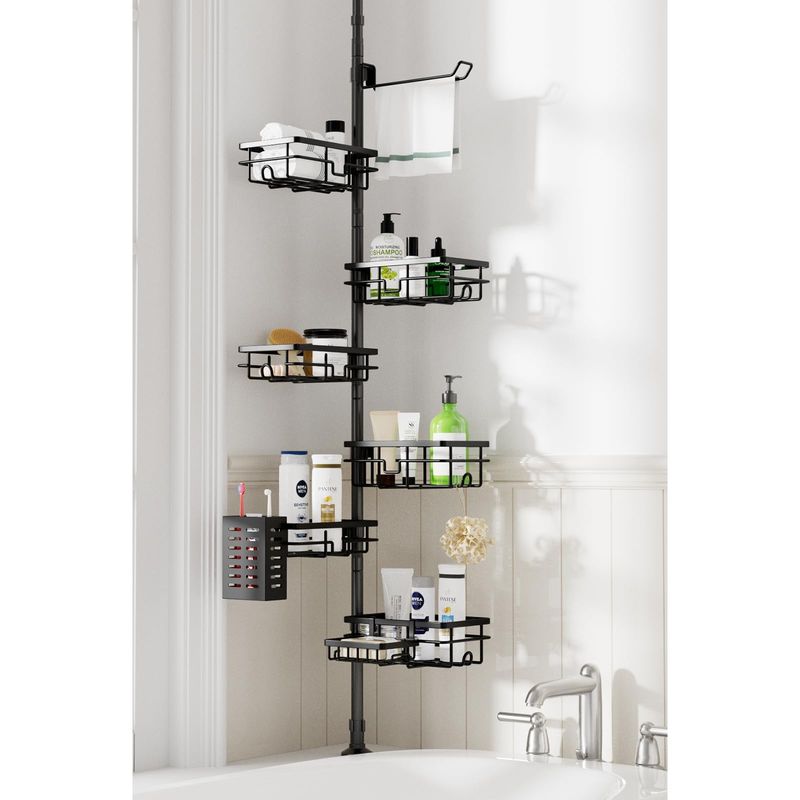 Tension Rod Shelf System