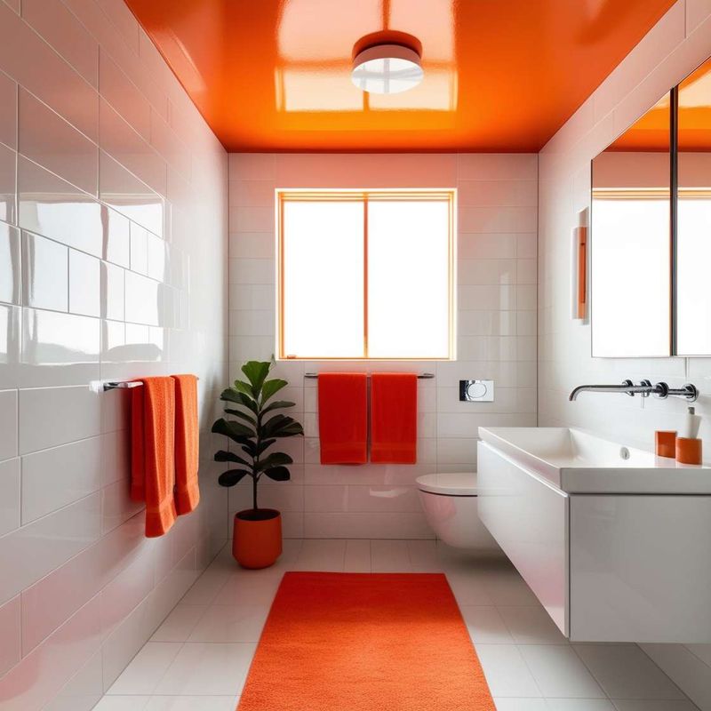 Tangerine Ceiling Surprise
