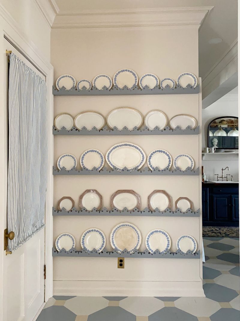 Plate Racks and Open Shelving