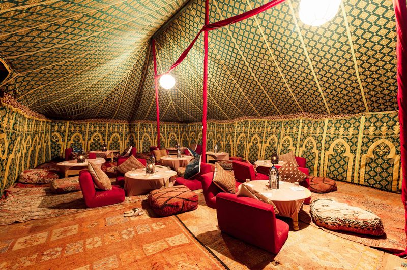 Middle Eastern Bedouin Tent Interior